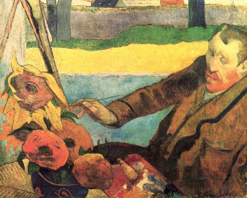 Paul Gauguin The Painter of Sunflowers oil painting image